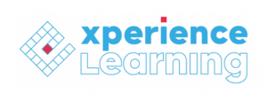 experience elearning Logo blau