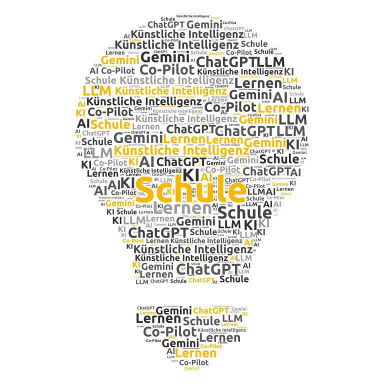 Wordcloud Schule und KI